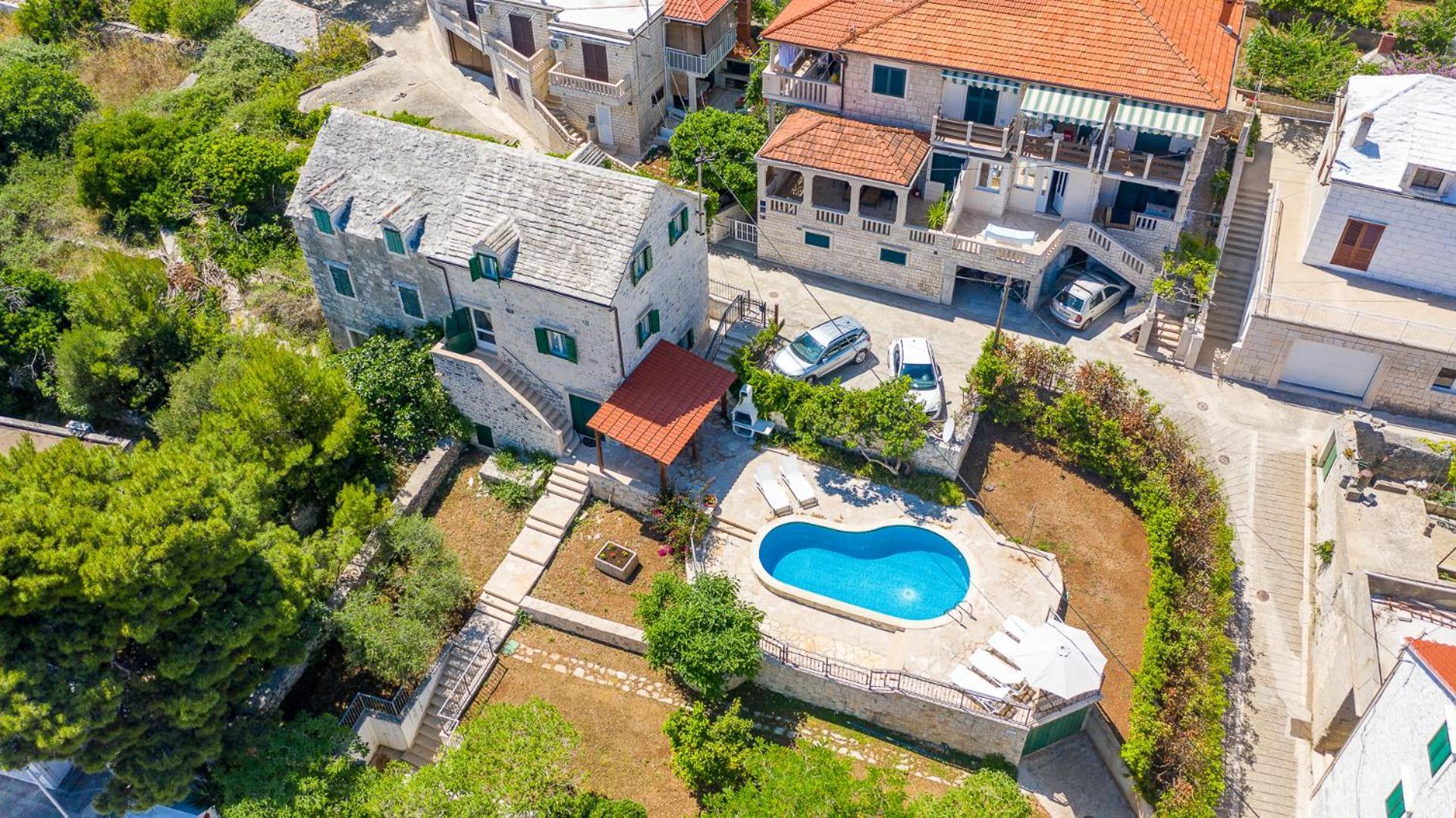 Villa Bonaca Perfect Location For A Holiday With Friends Or Family, Heated Pool سومارتين المظهر الخارجي الصورة