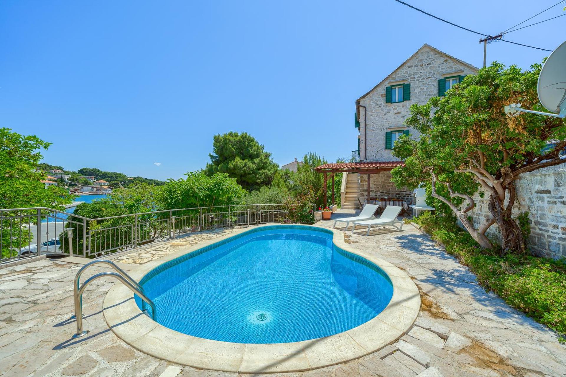 Villa Bonaca Perfect Location For A Holiday With Friends Or Family, Heated Pool سومارتين المظهر الخارجي الصورة