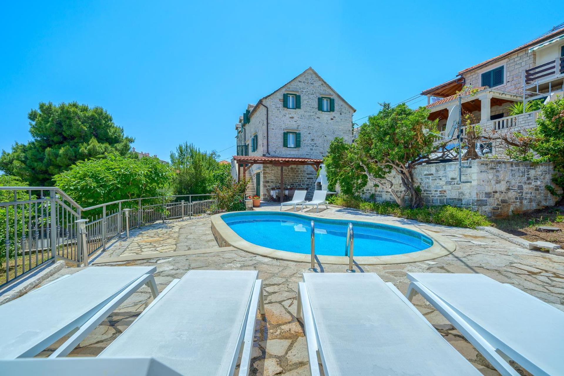 Villa Bonaca Perfect Location For A Holiday With Friends Or Family, Heated Pool سومارتين المظهر الخارجي الصورة