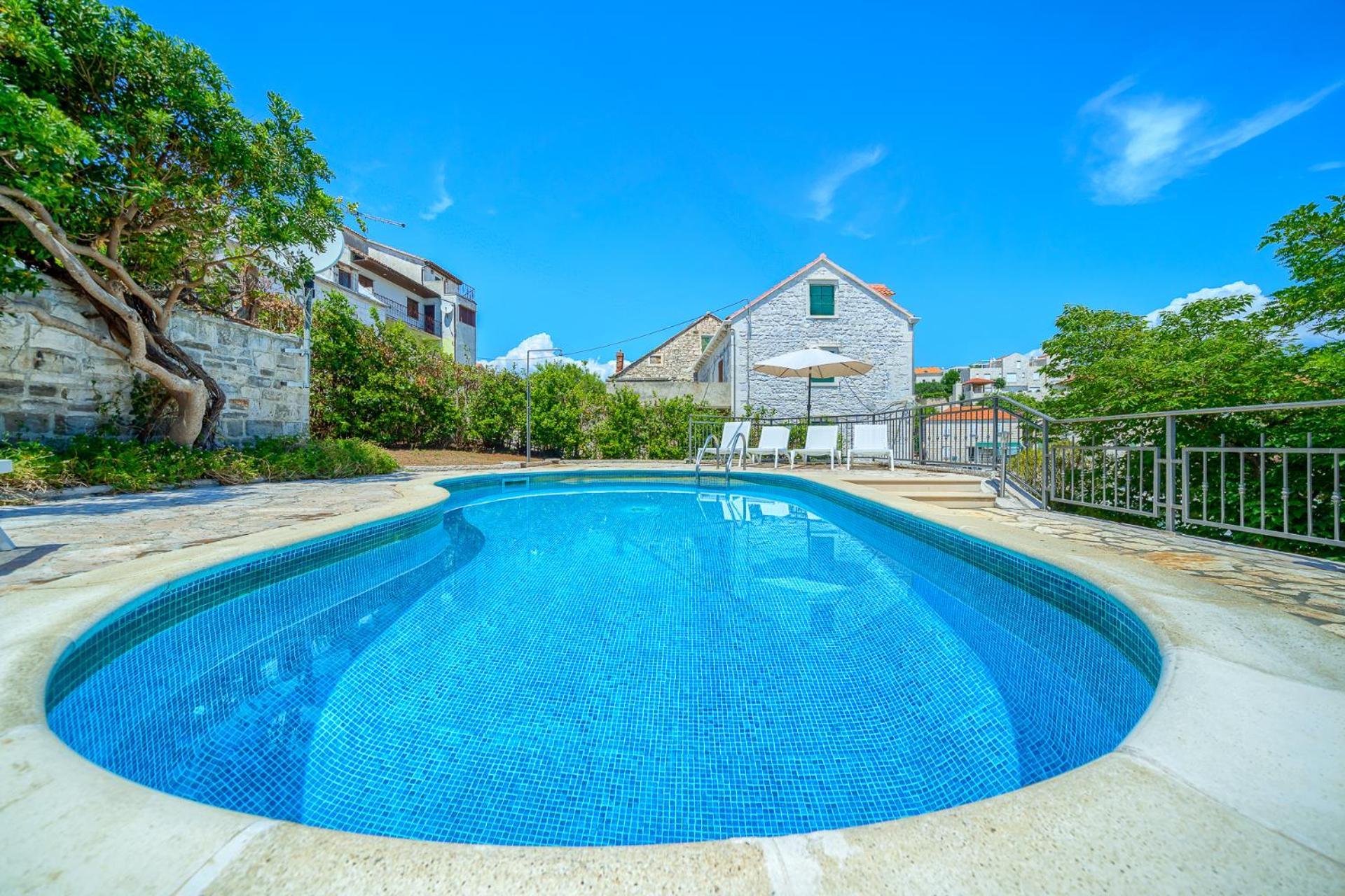 Villa Bonaca Perfect Location For A Holiday With Friends Or Family, Heated Pool سومارتين المظهر الخارجي الصورة