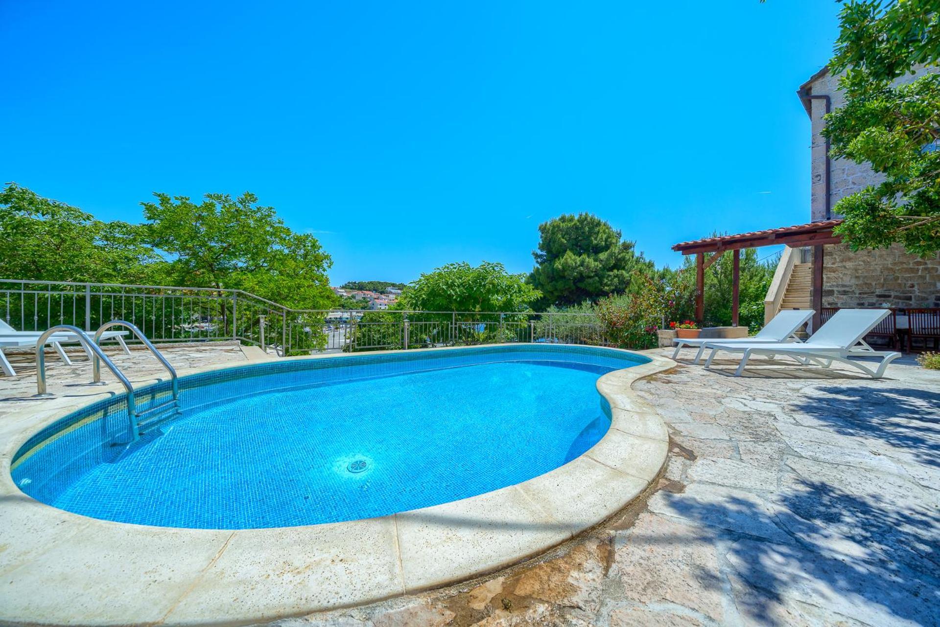 Villa Bonaca Perfect Location For A Holiday With Friends Or Family, Heated Pool سومارتين المظهر الخارجي الصورة