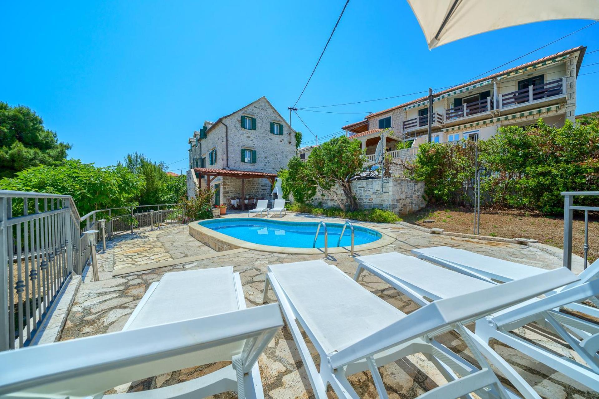 Villa Bonaca Perfect Location For A Holiday With Friends Or Family, Heated Pool سومارتين المظهر الخارجي الصورة
