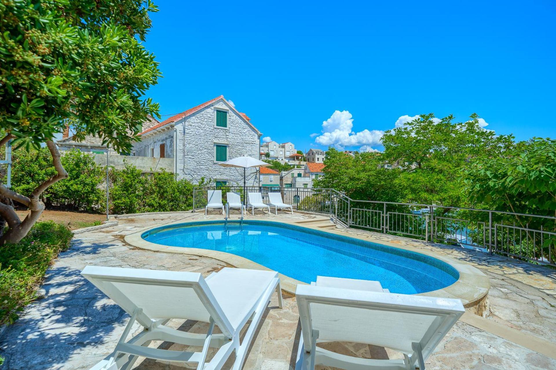 Villa Bonaca Perfect Location For A Holiday With Friends Or Family, Heated Pool سومارتين المظهر الخارجي الصورة